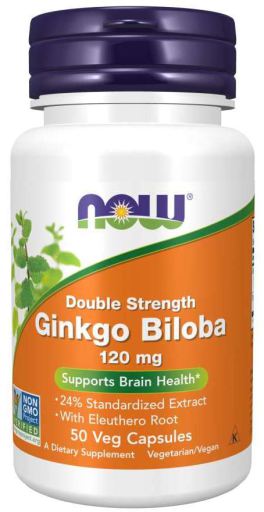 Ginkgo Biloba Double Strength 120 mg Veggie Capsules